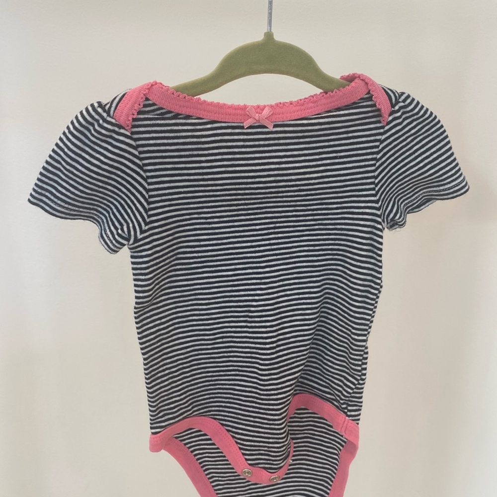 Black and white striped onesie - BUNDLE ME!
